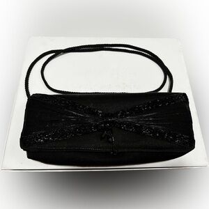 Black beaded front with braided strap (PB1)
